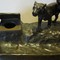 bronze inkstand