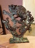 sculpture "chameleon"