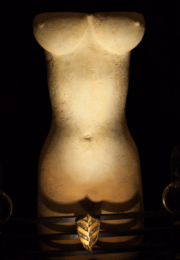 old sculpture of ideal woman
