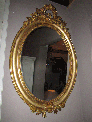 старинное зеркало круглое