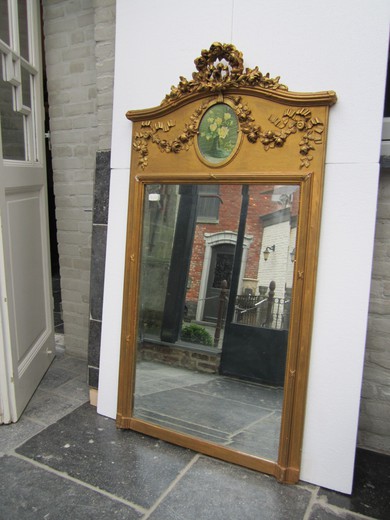 old inlaid mirror