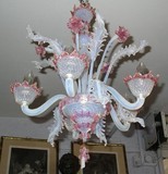 Murano glass chandelier antique