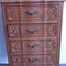 Four Drawers Oak Louis XV Cabinet 