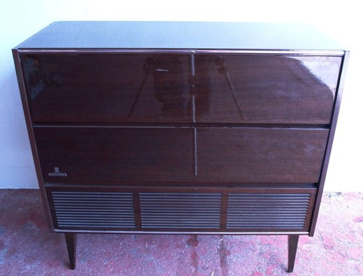 old stereo cabinet 1950