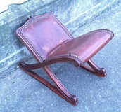 Foot Stool Leather 