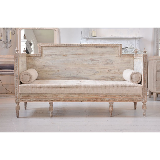 антикварная мебель - деревянная софа короля густава