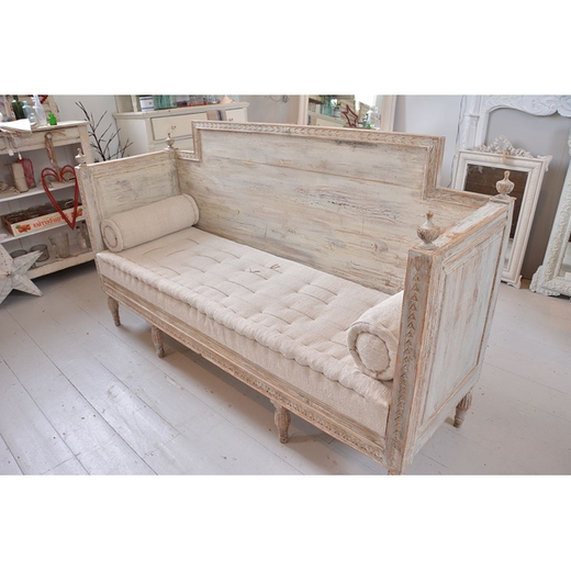 винтажная мебель - деревянная софа короля густава