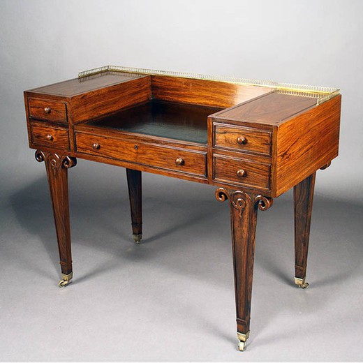 антикварная мебель - письменный стол арт-деко