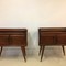 pair of antique Italian bedside nightstands