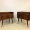 pair of antique Italian bedside nightstands