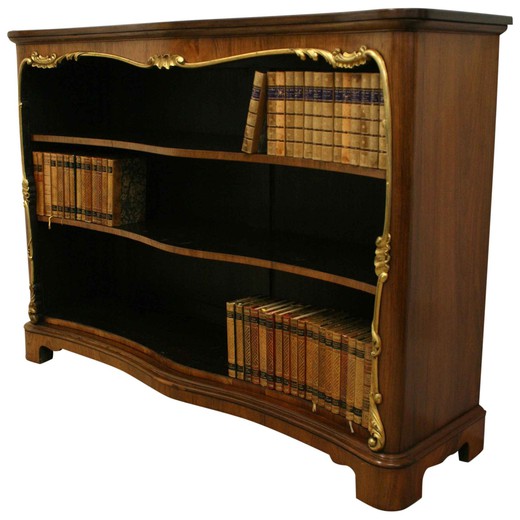 антикварная мебель - книжный шкаф в викторианском стиле