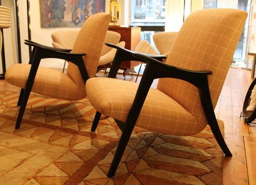 антикварная мебель - парные кресла 1960 год
