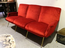 3 pieces Italian salon sofa and armchairs