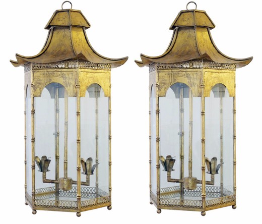 старинные антикварные фонари светильники 19 век 20 век