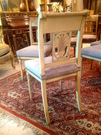 мебель антик - набор стульев, 8 штук, 19 век