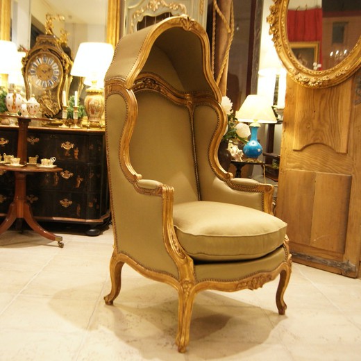 антикварная мебель - кресло в стиле людовик 15