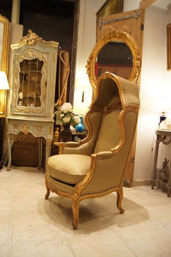 антикварное кресло людовик 15 с куполом