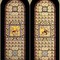 Victorian antique stained glass window