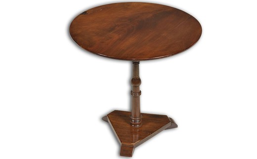 старинный кофейный стол бидермайер из груши