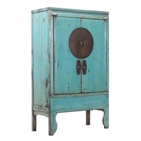 старинная мебель - шкаф в восточном стиле из сосны