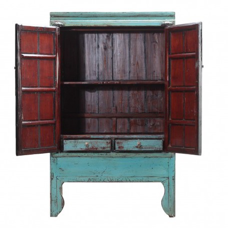 винтажная мебель - шкаф в восточном стиле из сосны