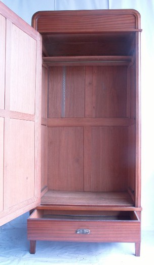 винтажный  шкаф из красного дерева арт-деко