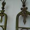 A pair of 19thC.cast-iron ornaments