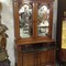 A 19thC.mahogany topsecretaire with mirror doors