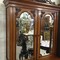 A 19thC.mahogany topsecretaire with mirror doors