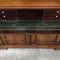 A 19thC.mahogany topsecretaire with mirror doors