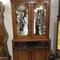 A 19thC.mahogany topsecretaire with mirror doors