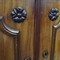 A 19thC.mahogany topsecretaire with mirror doors