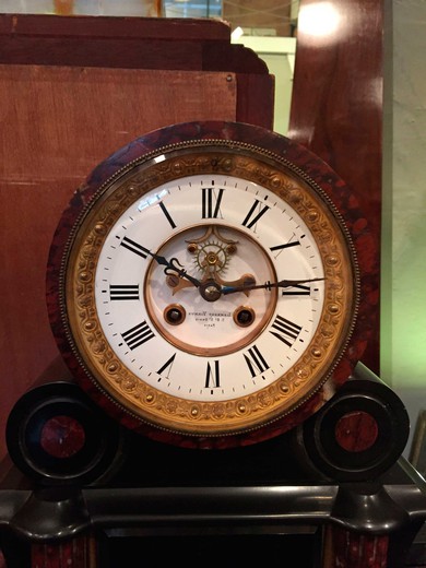 антикварные бронзовые часы
