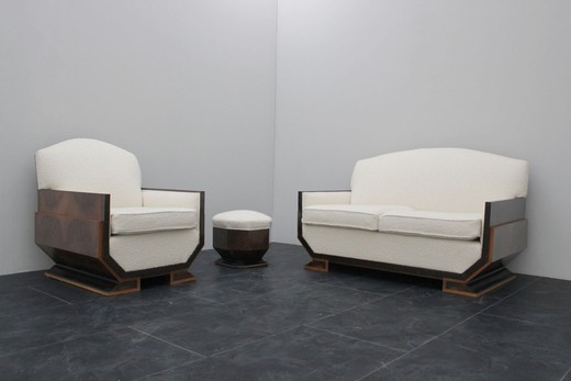 антикварная мебель - салон в стиле арт-деко, орех и вишня