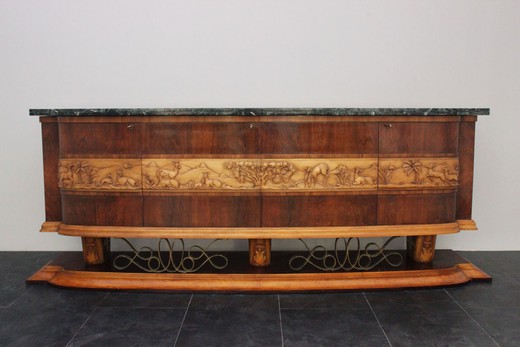антикварная мебель - кабинет пьер луиджи колли с мрамором
