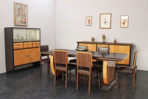 антикварная мебель - столовая в стиле арт-деко