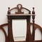 Antique shelf with a mirror