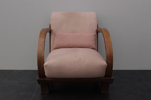 антикварное кресло в стиле арт-деко