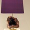 antique amethyste willy daro lamp