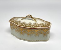 Antique porcelain casket