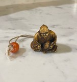 Antique netsuke "Samurai"