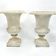 Antique paired flower pots