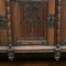 Antique gothic oak cabinet