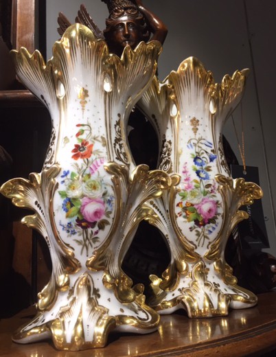 старинные керамические вазы 19 века