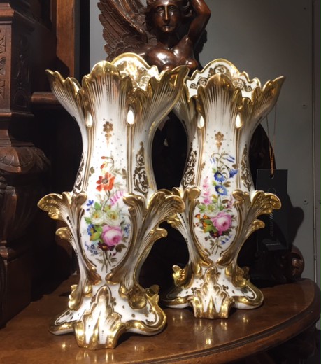 винтажные керамические вазы 19 века