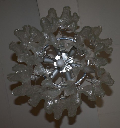 vintage chandelier murano glass