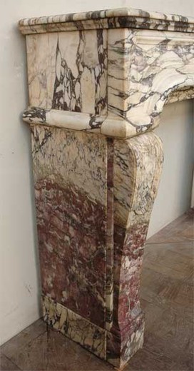 old marble fireplace 19 century