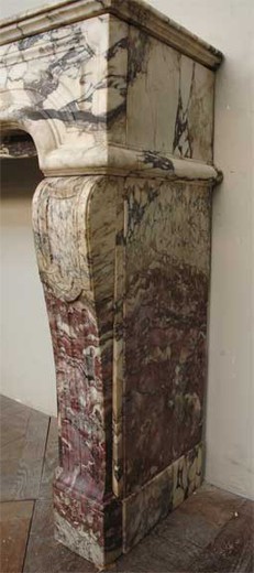 старинный каминный портал из франции 19 века