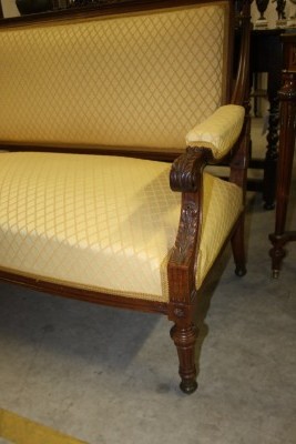 antique settee chair