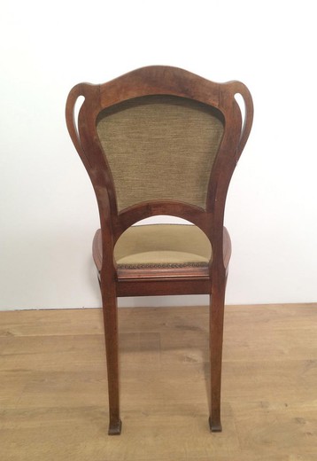 старинная мебель - стулья модерн из ореха, 20 век